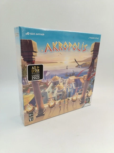 GIGAMIC Acropolis - Jeu De Tuiles Stratégique 3D - Jeu De L'Année 2023 - 2 à 4 Joueurs