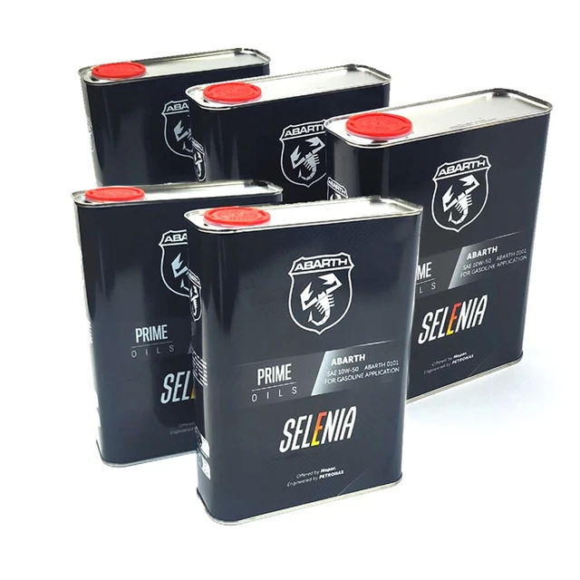 Huile Moteur Petronas Selenia 10W50 8L - Originale Abarth Synthétique ACEA C3