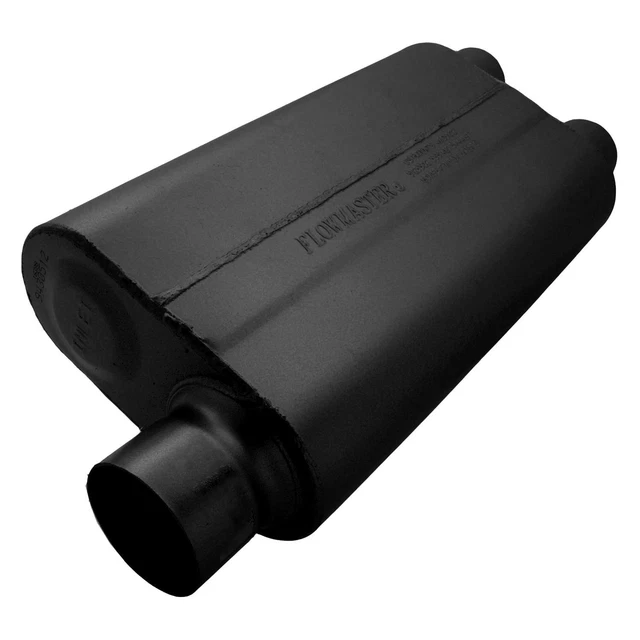Flowmaster 50 Delta Flow Muffler - 3.00 Offset In / 2.50 Dual Out - Moderate Sou