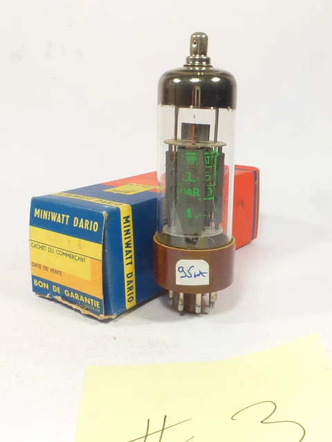 Tube Dual Triode Thomson CSF 6021 Subnitron – NOS (neuf Ancien Stock), Audio Vintage, Made In France