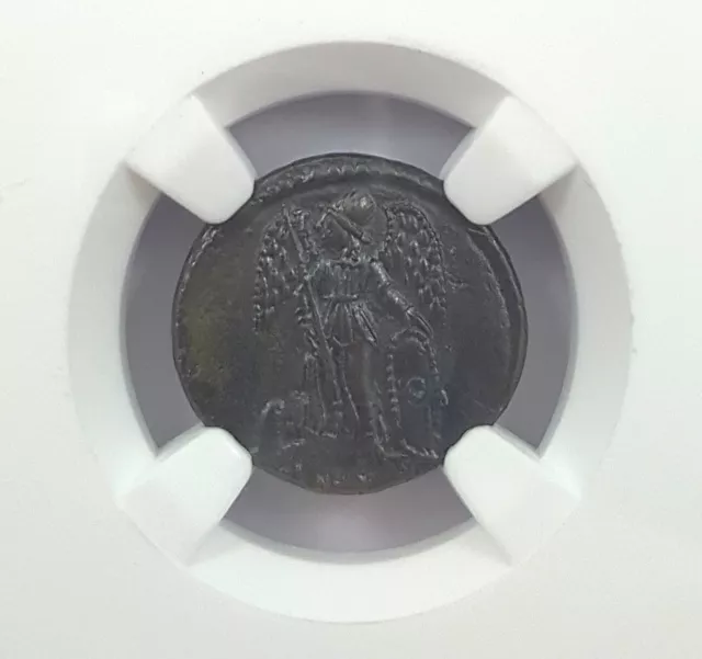 EPFIG HOARD NGC Ch AU Roman AE Constantine I the Great CONSTANTINOPOLIS /VICTORY 2