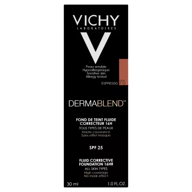 Vichy Dermablend Corrective Foundation 75 Espresso 30ml