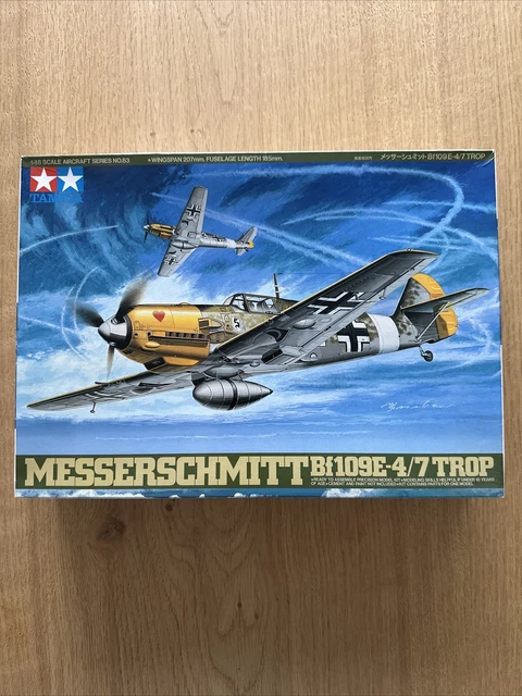 Tamiya Tami61063 Messerschmitt Bf 109 E-4/7 Trop 1/48 Neuf En Boite