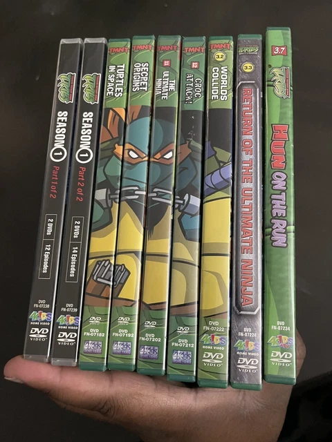 TEENAGE MUTANT NINJA Turtles 2003 9 DVD Lot TMNT $130.00 - PicClick CA