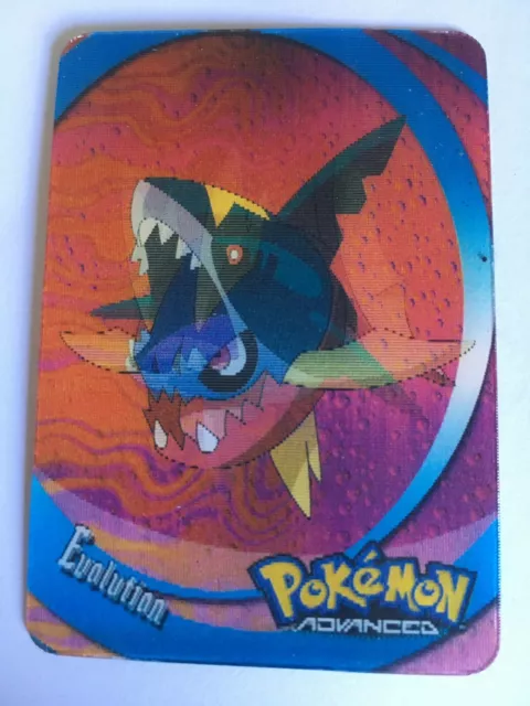 Carte N°35 " Sharpedo " Action Card Pokemon Advanced Lamincards Mint Panini 2004