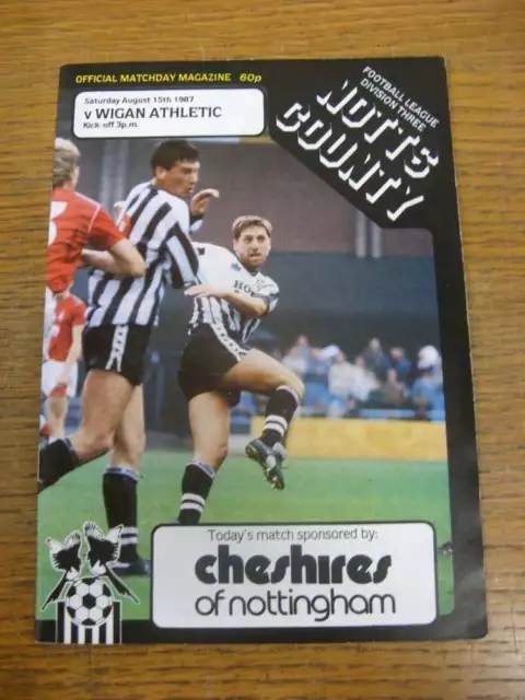 15/08/1987 Notts County v Wigan Athletic