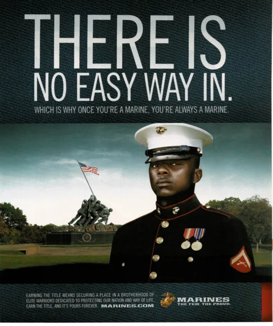 2011 U S Marines Corps Recruiting Recruitment Vintage Print Ad War Memorial