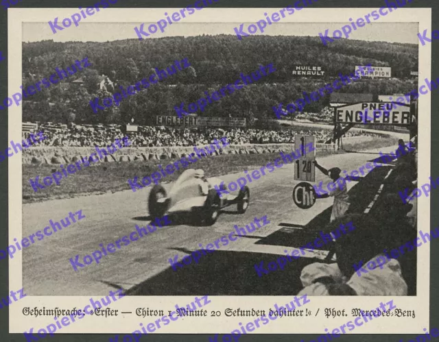 Mercedes-Benz Silberpfeil W 125 Zeittafel Chiron Motorsport GP Spa Belgien 1937