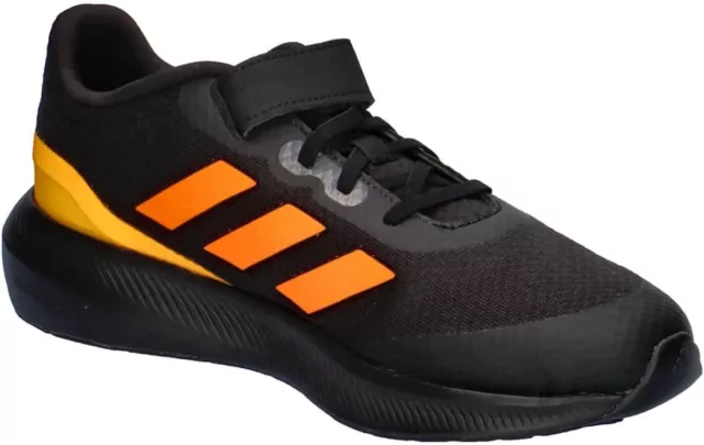 Adidas Run Falcon 3.0 Trainers Boys Black Size UK 11K #REF233