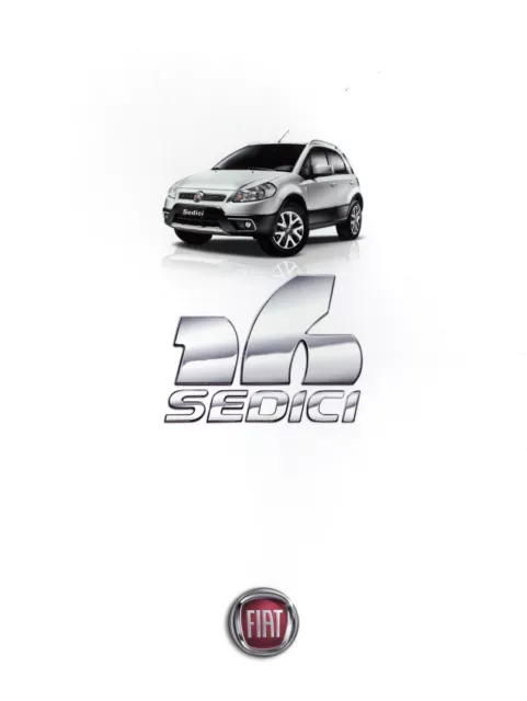 Fiat Sedici Prospekt 2009 9/09 D Katalog brochure catalogue broschyr catalog