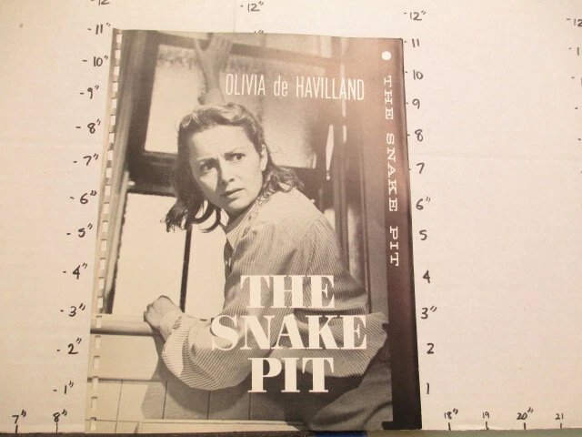 TV show movie photo 1950s THE SNAKE PIT Olivia De Havilland mental hospital