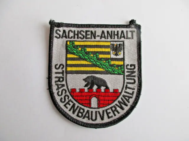 Ärmelabzeichen, der Strassenbauverwaltung von Sachsen-Anhalt, Uniform, Patches