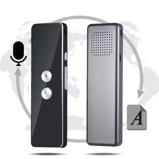 Smart Bluetooth Voice Translator 30+ Languages Real Time Two-Way Translation