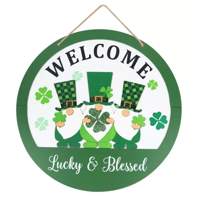 St Patricks Day Decorations, DEWBIN Gnome Welcome Sign St Patricks Day Door D...