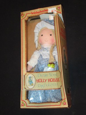 Holly Hobbie Doll Dream Along Knickerbocker Original Rag Doll #3433 14" Vintage