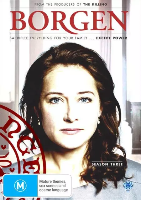 BORGEN - SEASON 3 brand new sealed dvd region 4 t410