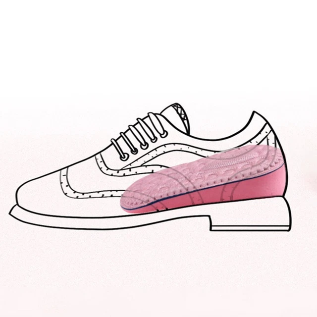 Scarpe aumento altezza inserti soletta inserti più alti invisibili tacchi ascensore uomo/donna