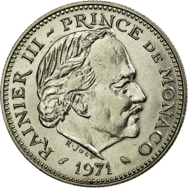 [#317536] Münze, Monaco, Rainier III, 5 Francs, 1971, VZ, Copper-nickel, KM:150