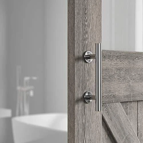 SMARTSTANDARD 10 Inch Heavy Duty Sliding Barn Door Handle Stainless Pull and