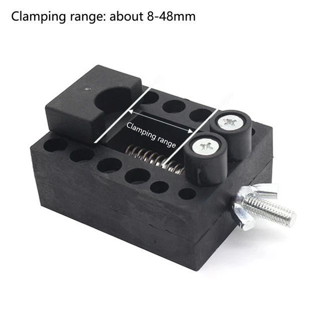 Clamp Bed Vise High Hardness Drilling Bench Vise Watch Repair Tool Anti-rust