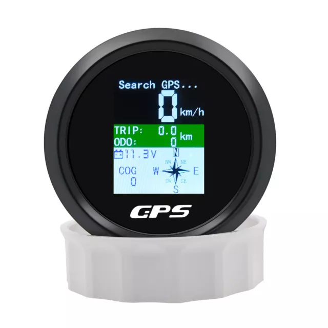 52MM GPS TACHOMETER Tacho Geschwindigkeitsmesser Auto Boot 0~999 Mph Knots  Km/h EUR 55,49 - PicClick DE