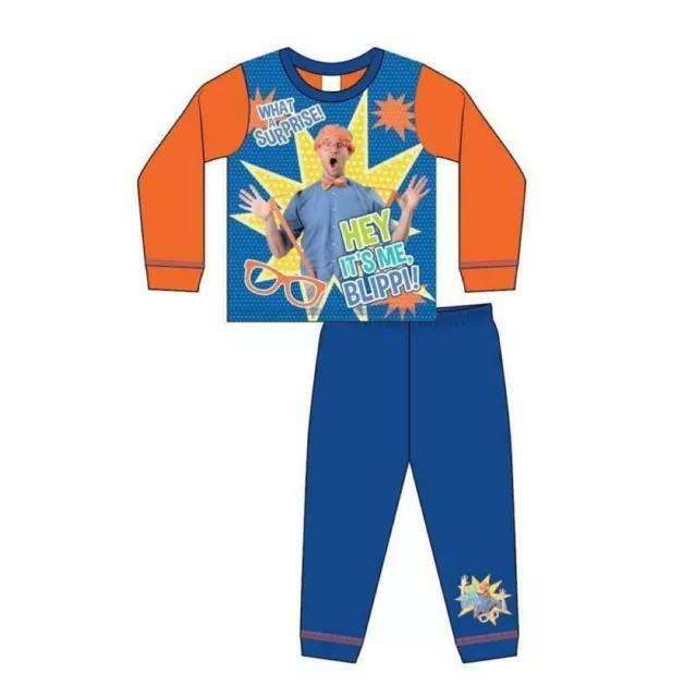 Blippi Pyjamas Officially Licensed Boys Kids PJs 18 Months to 5 Years