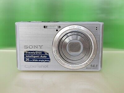 Sony Cyber-shot DSC-W610 14.1MP Digital Camera - Silver LCD broken