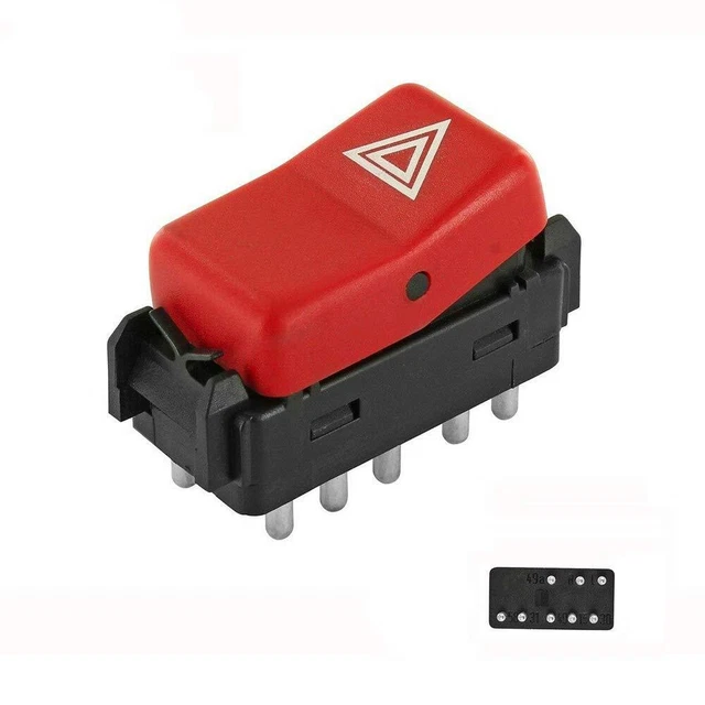 WARNING HAZARD LIGHT Switch 1248200110 Fit For Mercedes W124 W201 W202