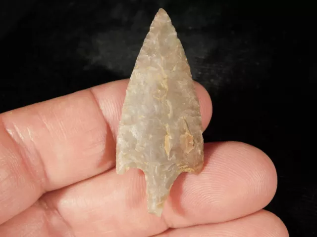 Ancient STEMMED Triangle Form Arrowhead or Flint Artifact Niger 7.89