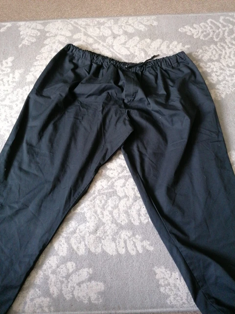 Tibard Unisex Übergröße 62" Taille schwarz Kochhose neu ohne Etikett