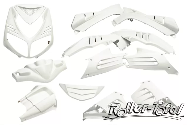 Kit Carénage Blanc 13 Pièces Peugeot Speedfight 2 Bodypart Kit