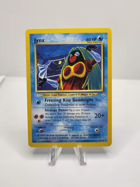 Jynx 31/64 Uncommon Non Holo Neo Revelation Pokemon Card LP