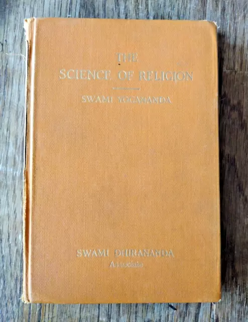 Scarce The Science of Religion by Swami Yogananda 1924 1st American Ed.