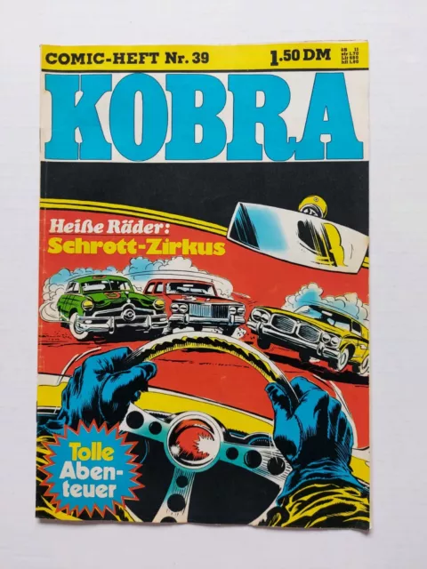 Comic Rarität - Gevacur Verlag - Kobra Nr. 39 / 1977 - Z1-2