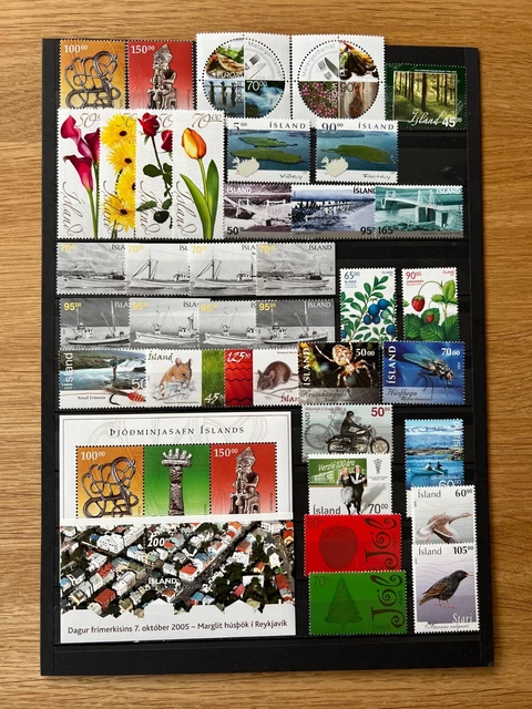 Iceland 2005 MNH complete