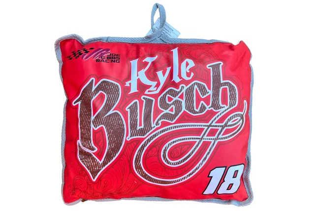 KYLE BUSCH Joe Gibbs RACING NASCAR #18 Seat Cushion Authentic stadium