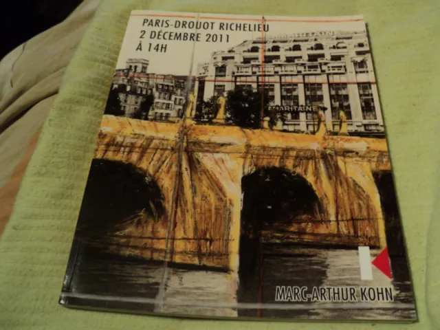 RARE! CATALOGUE "VENTE AUX ENCHERES MARC-ARTHUR KOHN, PARIS DROUOT Decembre 2011