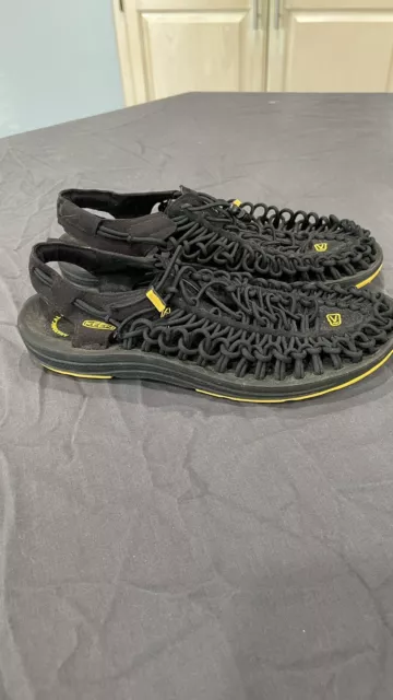 KEEN UNEEK CORD Water Sandal black  Active Sport Shoes Size 10.5