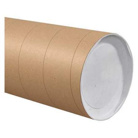 PARTNERS BRAND P8036KHD Jumbo Mailing Tubes, 8" x 36", Kraft, 10/Case