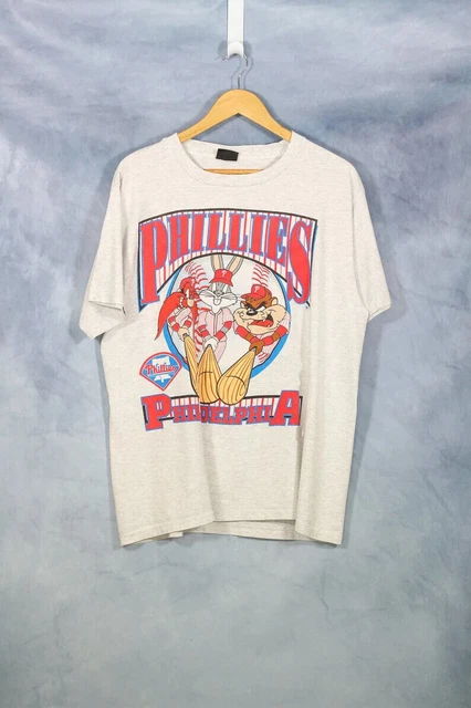 VINTAGE 1993 MLB Philadelphia Phillies Looney Tunes Shirt, Baseball
