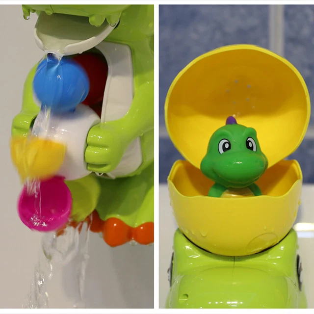 Baby Dinosaur Bath Toys Interactive Waterfall Kids Toy For Shower Bathro
