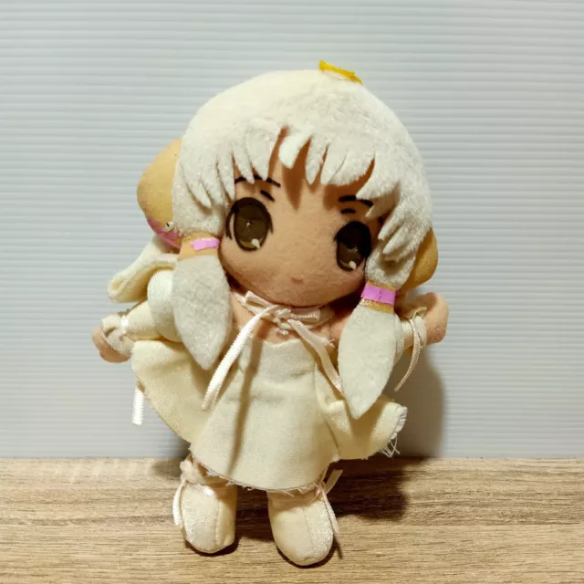 Chobits Chii Chi White Clamp Plush Toy Doll Banpresto 2002 Japan 7"