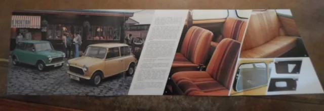 MINI RANGE orig 1977 UK Mkt Sales Brochure - 850 1000 Clubman 1275 GT - #3285 3