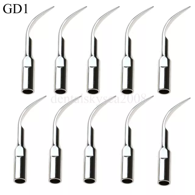 10pcs Dentaire Ultrasonic Scaler Perio Scaling Tip for SATELEC DTE Handpiece GD1