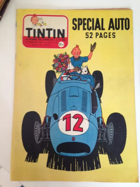 LE JOURNAL DE TINTIN Fr   N° 444  couverture Hergé