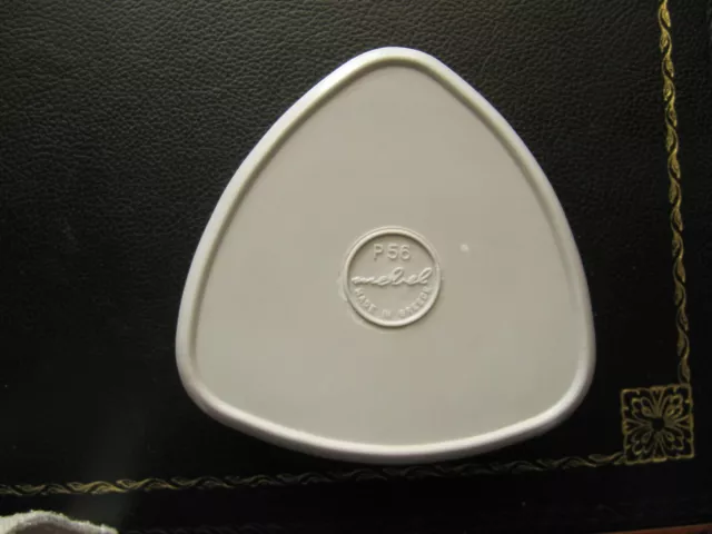 OLYMPIC AIRWAYS vintage bakelite ashtray grey made in GREECE 3