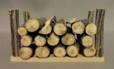 Dollhouse Miniature 1:12 Scale Outdoor Wood Pile Rack