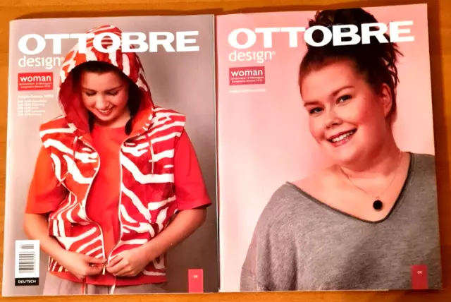 OTTOBRE design woman Grössen 34-52 +Schnittmuster Ausgabe Frühjahr/Sommer 2/2023