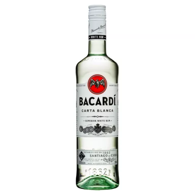 Bacardi Carta Blanca Rum 700mL