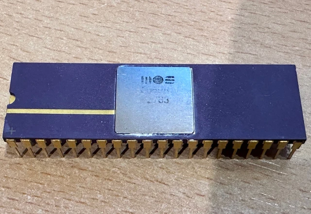 6569R1 MOS VIC Video Chip Ic for Commodore C64, SX64 Ceramic Gold P.W ...